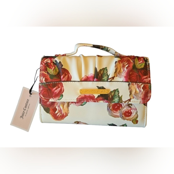 Juicy Couture Handbags - Juicy Couture Floral Clutch NWT